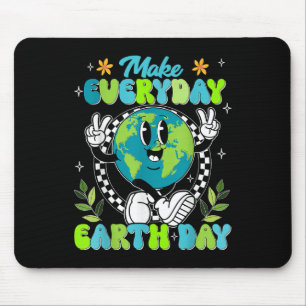 Cute Groovy Make Everyday Earth Day Clroom Teacher Mouse Pad