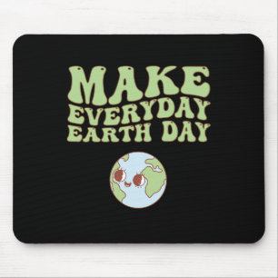 Cute Groovy Make Everyday Earth Day Clroom Teacher Mouse Pad