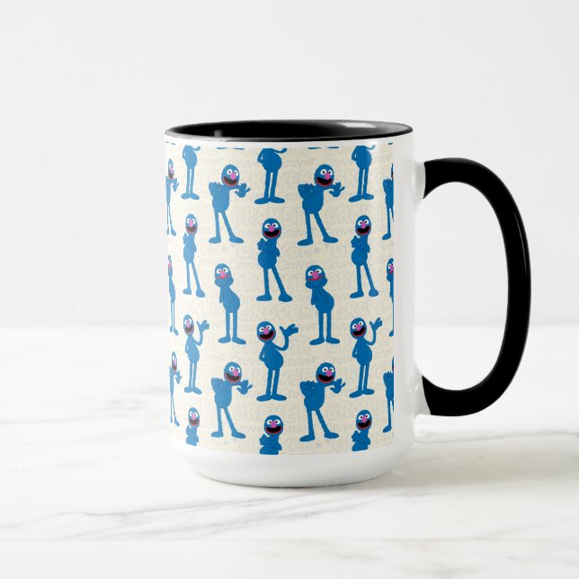 Cute Grover Pattern Mug (Right)