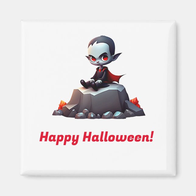 Cute grumpy Vampire  Magnet (Front)
