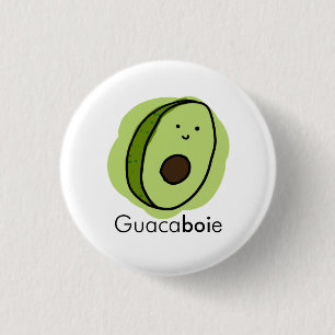 Cute guacamole/avocado pin "Guacaboie"