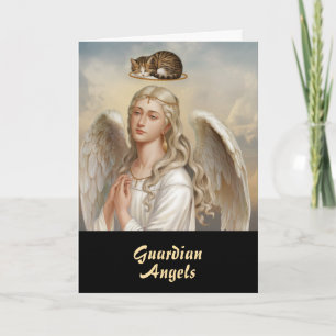 Cute Guardian Angels Greeting Card