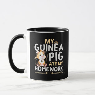 Cute Guinea Pig Ate My Homework Mug