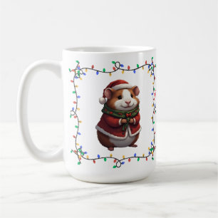 Cute Guinea Pig Christmas Mug
