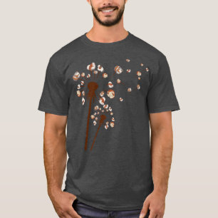 Cute Guinea Pig Dandelion Flower Funny Animal Love T-Shirt
