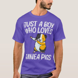 Cute Guinea Pig Design For Boys Kids Pet Animal Br T-Shirt