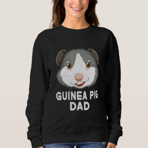 Cute Guinea Pig Design For Dad Men Cavy Guinea Pig Sweatshirt