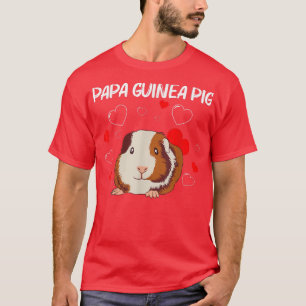 Cute Guinea Pig Design For Men Boys Guinea Pig Rod T-Shirt
