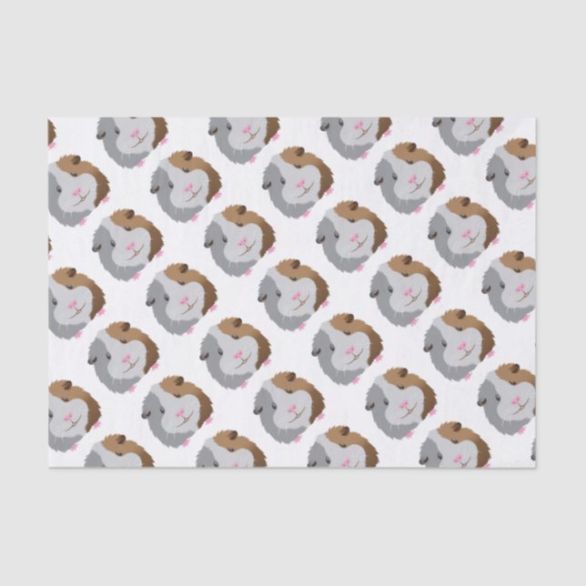 cute guinea pig face tissue paper (Front)