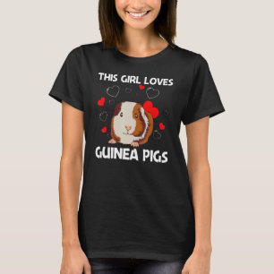 Cute Guinea Pig For Girls Mum Guinea Pig Rodent 1 T-Shirt