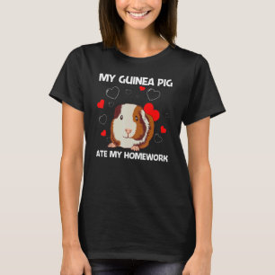 Cute Guinea Pig For Kids Boys Guinea Pig Rodent T-Shirt