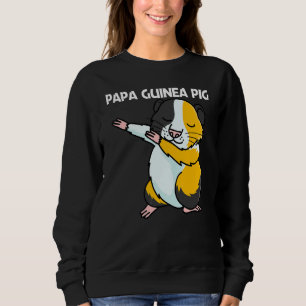 Cute Guinea Pig For Men Dad Pet Animal Breed   Sweatshirt