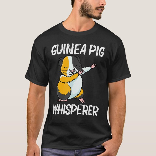 Cute Guinea Pig For Men Women Pet Animal Breed T-Shirt (Front)
