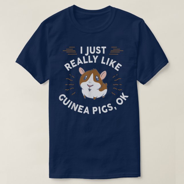 Cute Guinea Pig Guinea Pig Lover Owner 746  T-Shirt (Design Front)