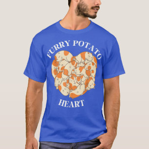 Cute Guinea Pig Heart Furry Potato Lover752  T-Shirt