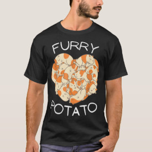 Cute Guinea Pig Heart Furry Potato Lover754  T-Shirt