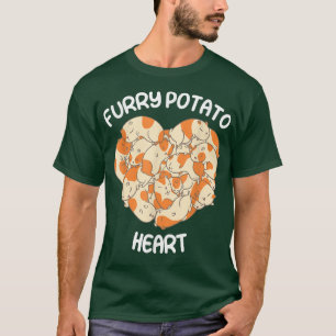 Cute Guinea Pig Heart Furry Potato Lover772 T-Shirt