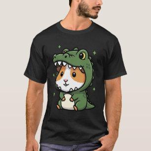 Cute Guinea Pig in Alligator Croc Costume Kawaii A T-Shirt
