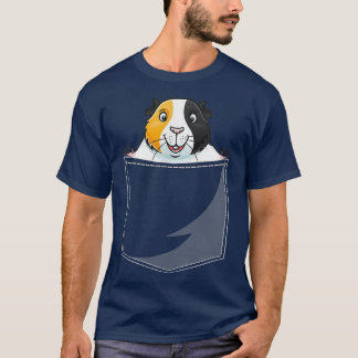 Cute Guinea Pig in Your Pocket  T-Shirt