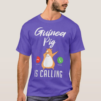 Cute Guinea Pig is Calling  T-Shirt