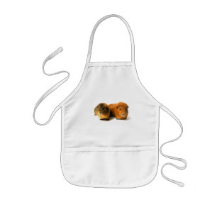 cute guinea pig kids apron