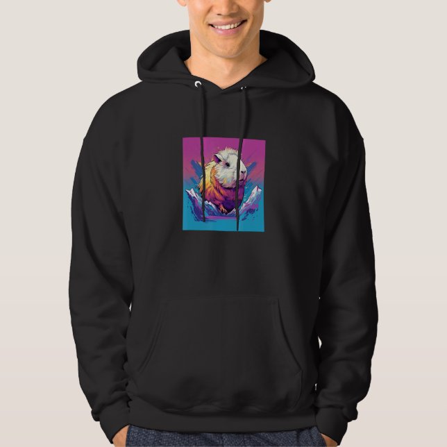 Cute Guinea Pig Men Women Kids 14 Hoodie (Front)