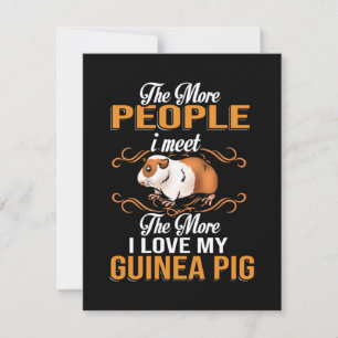 Cute Guinea Pig Mom Thank You Card