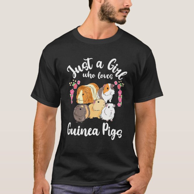 Cute Guinea Pig Mum Women Girl Clothes T-Shirt (Front)