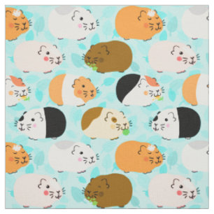 Cute Guinea Pig Pattern Fabric
