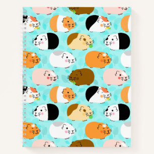 Cute Guinea Pig Pattern Notebook