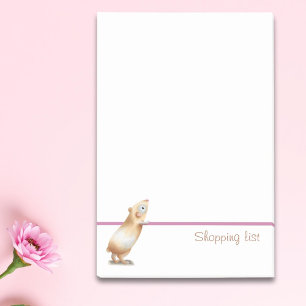 Cute Guinea Pig Shopping List Post-it Notes