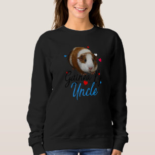 Cute Guinea Pig Uncle Costume  Men Guinea Pig Sweatshirt