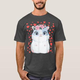Cute Guinea Pig Valentine's Day Red Heart's Guinea T-Shirt