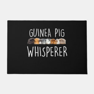 Cute Guinea Pig Whisperer Animal Lover Gift Doormat