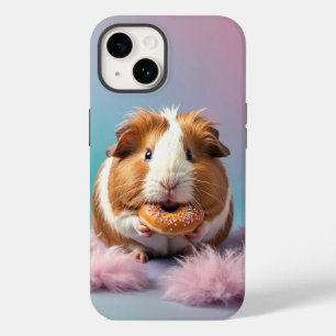 Cute Guinea Pig With Donut Pastel Gradient  Case-Mate iPhone 14 Case