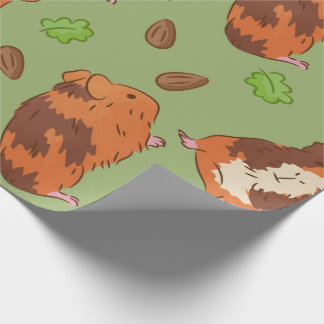 Cute Guinea Pig Wrapping Paper