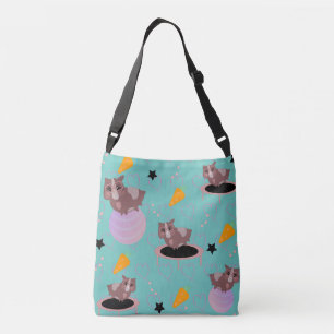 Cute Guinea Pigs Exercising Crossbody Bag
