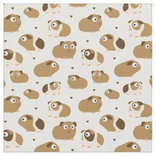 Cute Guinea Pigs Fabric