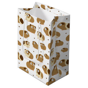 Cute Guinea Pigs Medium Gift Bag
