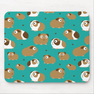 Cute Guinea Pigs Mouse Pad
