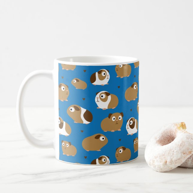 Cute Guinea Pigs Mug (With Donut)