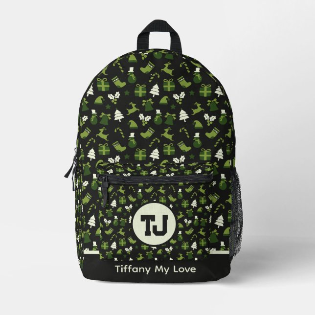 Cute Gym Coach Kids Backpacks (Front)