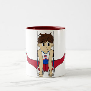 Cute Gymnast on Rings Mug