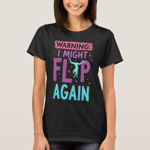 Cute Gymnastics Art for Girls, Kids, Women Gym T-Shirt