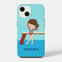 Cute Gymnastics Girl Personalised Gymnast Kids