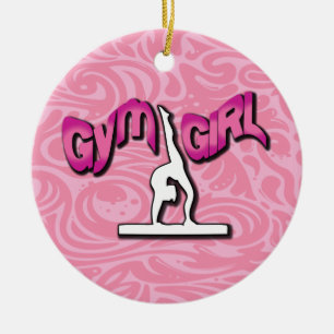 Cute Gymnastics Ornament