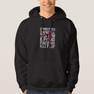 Cute Gymnastics Team Gymnast Gymnastic Athlete Hoodie