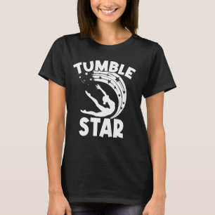 Cute Gymnastics Tumble Star Gymnast Graphic T-Shirt