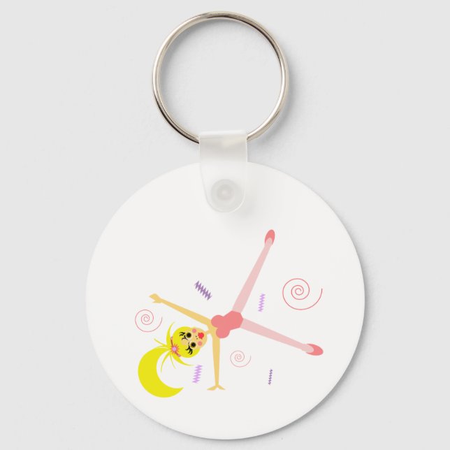 Cute Gymnist Key Chain (Front)