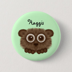 Cute Haggis Button